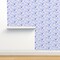 Blue Toile History Suffragette Protest Dissent Feminism Civil Rights Womens Small Scale Custom Removable Wallpaper by Spoonflower Peel & Stick Wallpaper 2FT Wide